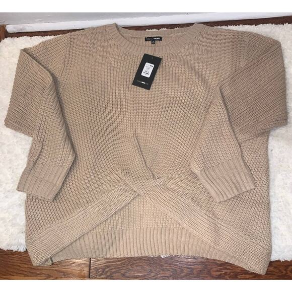 Fashion Nova Front Knot Sweater - Picture 3 of 11